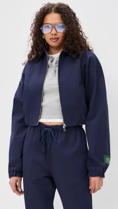 DANZY Danzy Cropped Jacket Navy | Thumbnail 2 DANZY Danzy Cropped Jacket Navy | Thumbnail 2