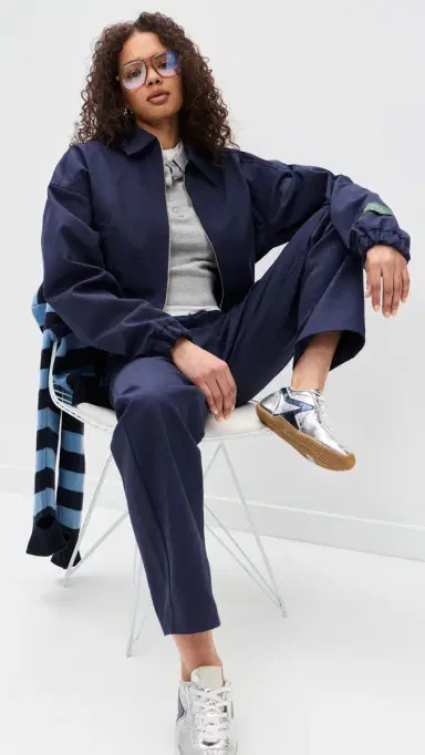 DANZY Danzy Cropped Jacket Navy | Thumbnail 5 DANZY Danzy Cropped Jacket Navy | Thumbnail 5