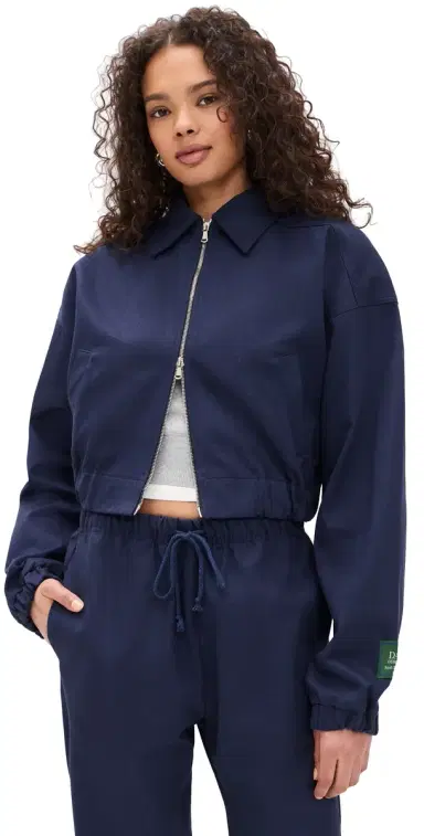 DANZY Danzy Cropped Jacket Navy | Thumbnail 1 DANZY Danzy Cropped Jacket Navy | Thumbnail 1