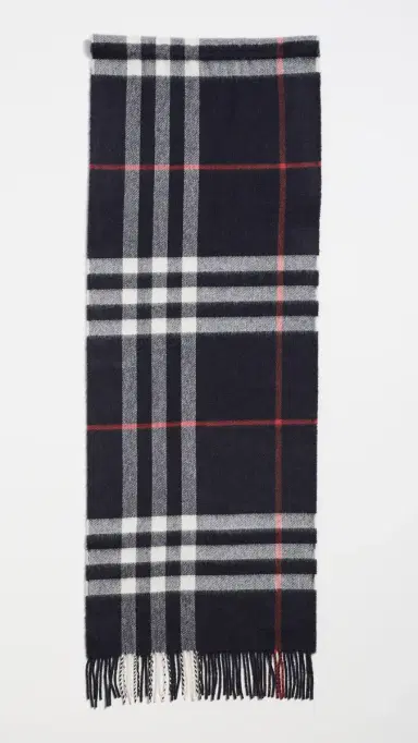 Burberry Giant Check Cashmere Scarf | Thumbnail 3 Burberry Giant Check Cashmere Scarf | Thumbnail 3