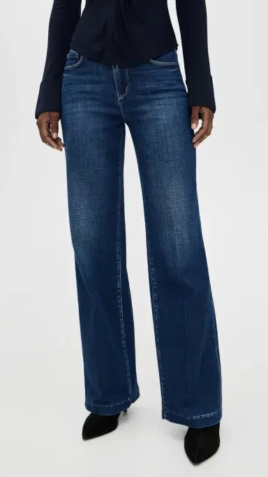 L'Agence Scottie High Rise Wide Leg Jeans | Thumbnail 2 L'Agence Scottie High Rise Wide Leg Jeans | Thumbnail 2