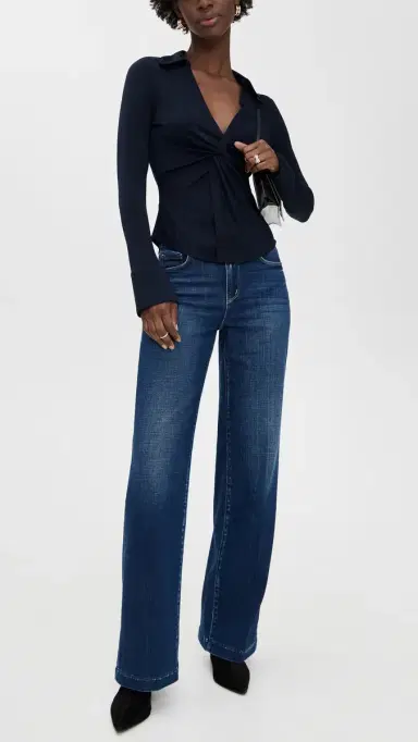 L'Agence Scottie High Rise Wide Leg Jeans | Thumbnail 5 L'Agence Scottie High Rise Wide Leg Jeans | Thumbnail 5