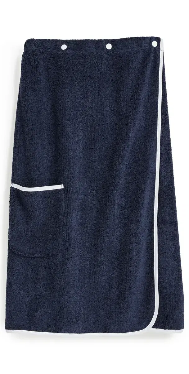 Weezie Bath Towel Wrap Navy M/L