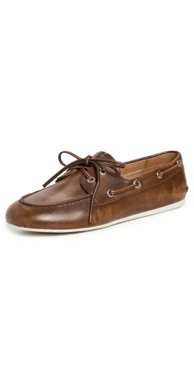 Sperry Slim Boat Shoes Tan | Thumbnail 1