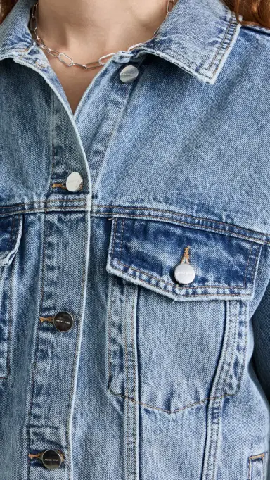 Anine Bing Rory Denim Jacket Vintage Blue L | Thumbnail 6