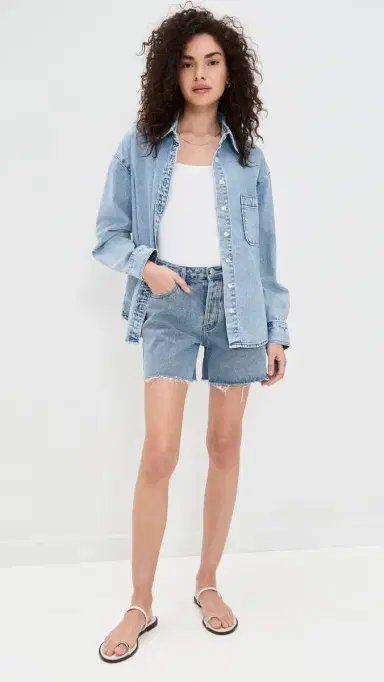 PARKE Vintage Wash Long Baggy Shorts Vintage Wash 29 | Thumbnail 5