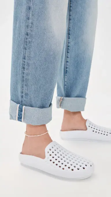 Freedom Moses Kieff Mules White 5/6 | Thumbnail 3