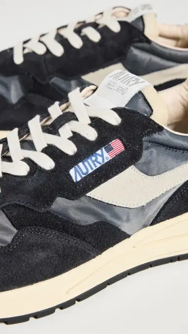 Autry Reelwind Low Sneakers Nylon/Crack White/Black 45 | Thumbnail 5 Autry Reelwind Low Sneakers Nylon/Crack White/Black 45 | Thumbnail 5