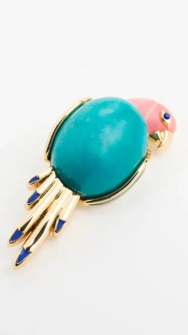 Lele Sadoughi Eileen Parrot Convertible Necklace Turquoise One Size | Thumbnail 5 Lele Sadoughi Eileen Parrot Convertible Necklace Turquoise One Size | Thumbnail 5