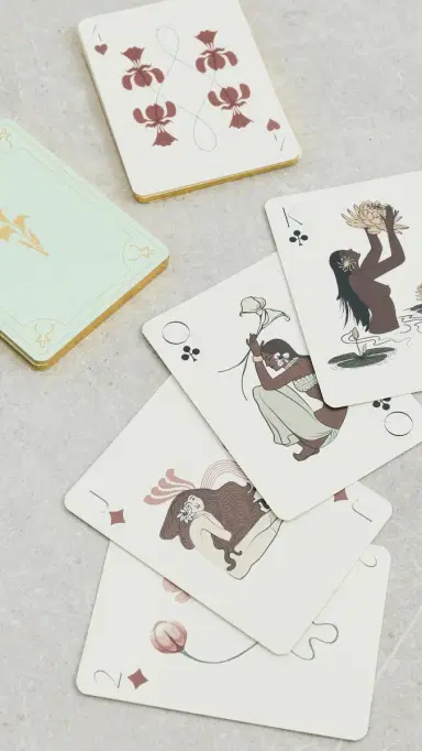 Cult Gaia Leo Playing Cards Seafoam | Thumbnail 4