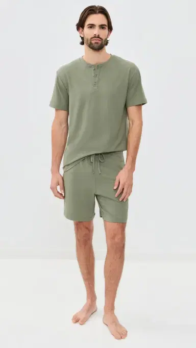 Lunya lumberknit Shorts haded Olive | Thumbnail 5