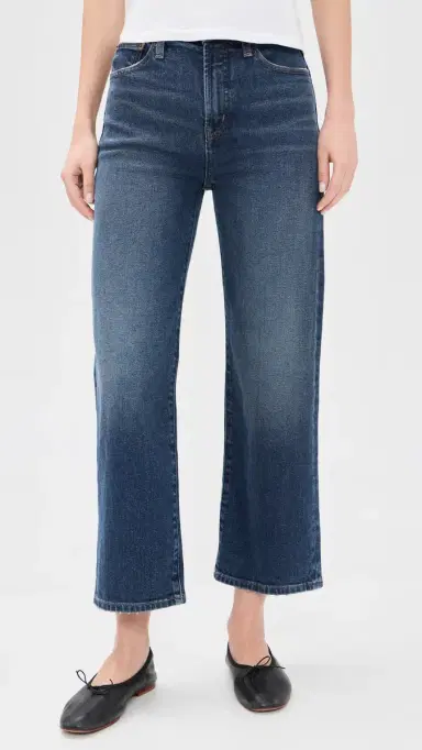 Madewell Perfect Vintage Wide Leg Crop Jeans Midnight Waters Wash | Thumbnail 2 Madewell Perfect Vintage Wide Leg Crop Jeans Midnight Waters Wash | Thumbnail 2