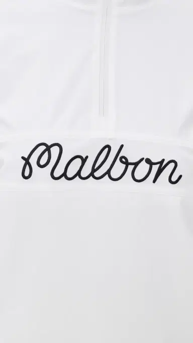 Malbon Cross Court Windbreaker White 0 | Thumbnail 6