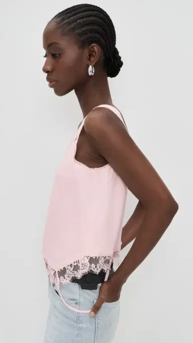 MM6 Maison Margiela Lace Top Pink | Thumbnail 4 MM6 Maison Margiela Lace Top Pink | Thumbnail 4