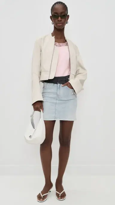 MM6 Maison Margiela Lace Top Pink | Thumbnail 5 MM6 Maison Margiela Lace Top Pink | Thumbnail 5