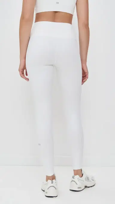 Splits59 Airweight Rib High Waist 7/8 Leggings White L | Thumbnail 3
