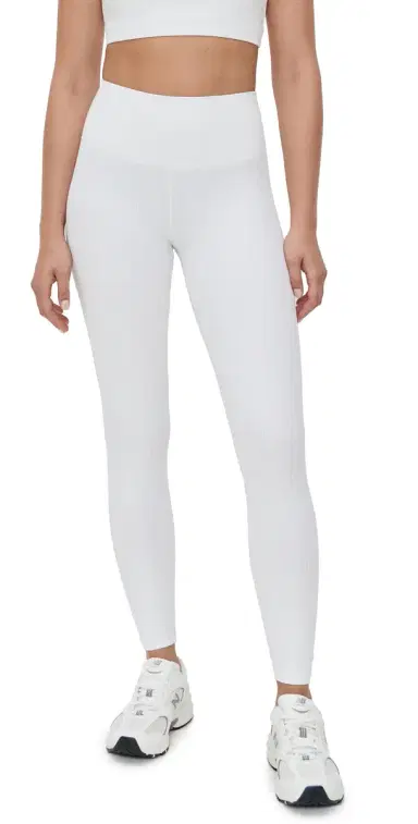 Splits59 Airweight Rib High Waist 7/8 Leggings White L | Thumbnail 1