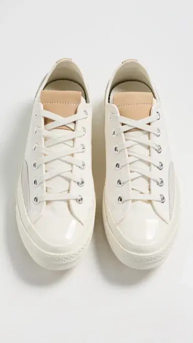 Converse Chuck 70 Canvas & Suede Sneakers Egret/Hay Day | Thumbnail 5