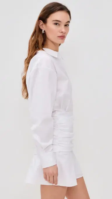 Staud Indya Mini Dress White 12 | Thumbnail 4 Staud Indya Mini Dress White 12 | Thumbnail 4
