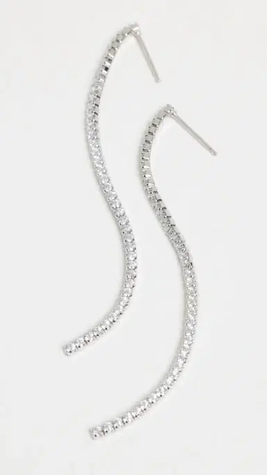 Shashi Tennis Drop Earrings | Thumbnail 2