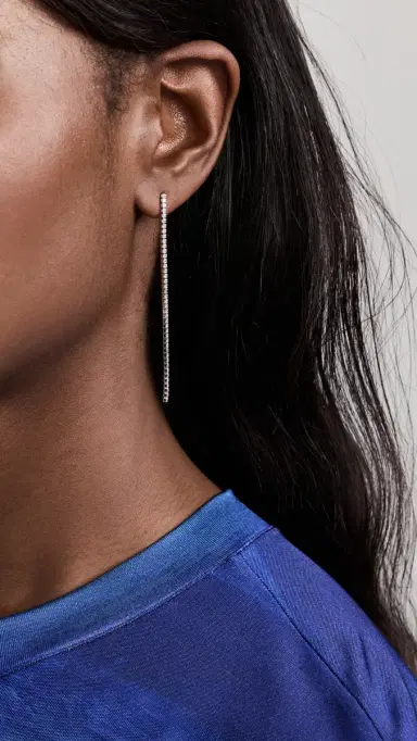 Shashi Tennis Drop Earrings | Thumbnail 3