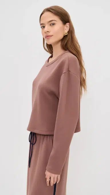 LE BOP Danica Crop Top Nutmeg L | Thumbnail 4 LE BOP Danica Crop Top Nutmeg L | Thumbnail 4