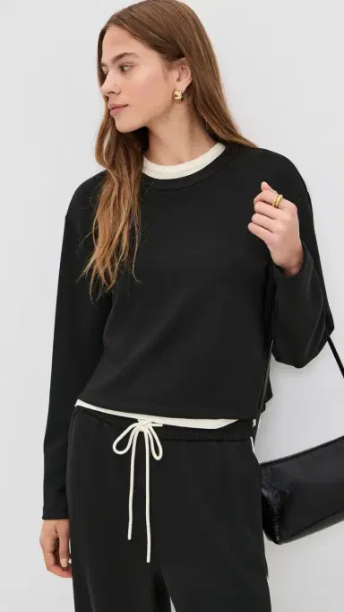 LE BOP Danica Crop Top Black M | Thumbnail 2 LE BOP Danica Crop Top Black M | Thumbnail 2