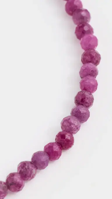 JIA JIA 14k July Ruby Double Long Necklace Pink One Size | Thumbnail 5