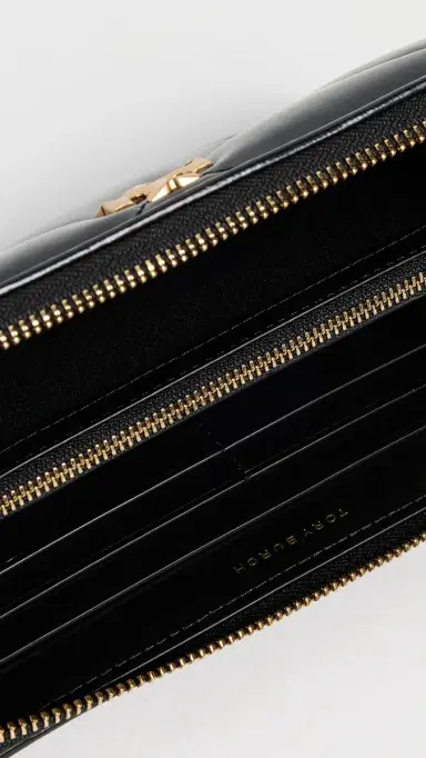 Tory Burch Kira Diamond Quilt Zip Continental Wallet | Thumbnail 5 Tory Burch Kira Diamond Quilt Zip Continental Wallet | Thumbnail 5