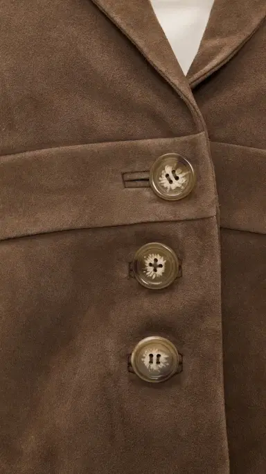 Ba&sh Suede Jacket Olive | Thumbnail 6