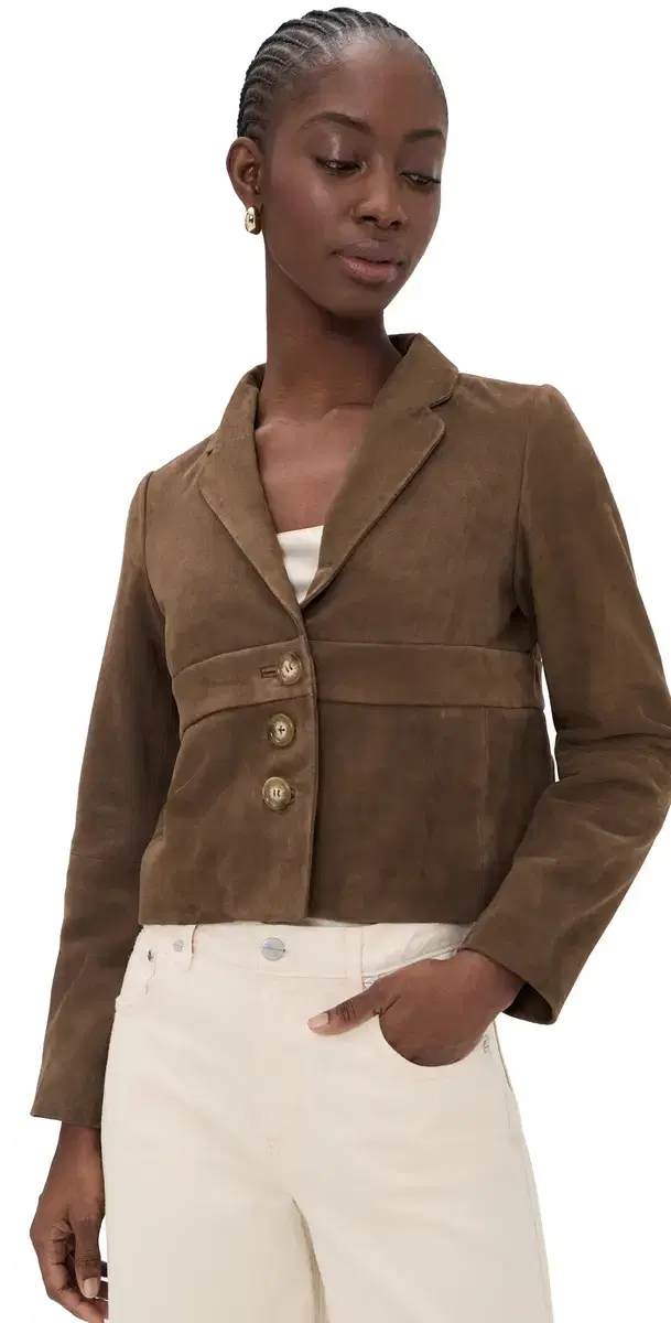 Suede Jacket Olive
