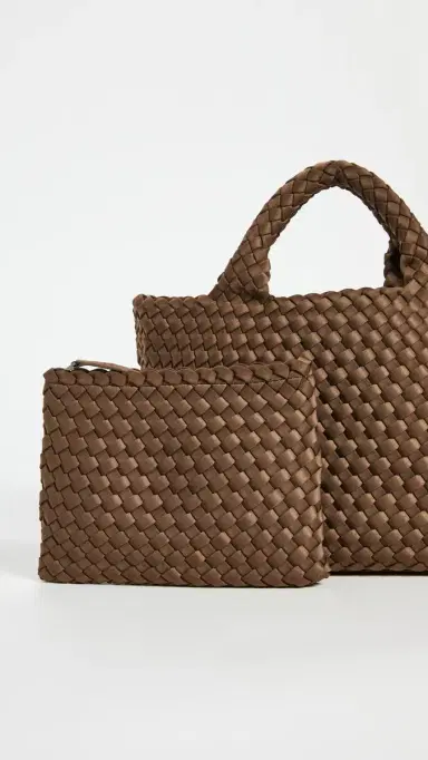 Naghedi St Barths Small Tote Mink One Size | Thumbnail 5 Naghedi St Barths Small Tote Mink One Size | Thumbnail 5