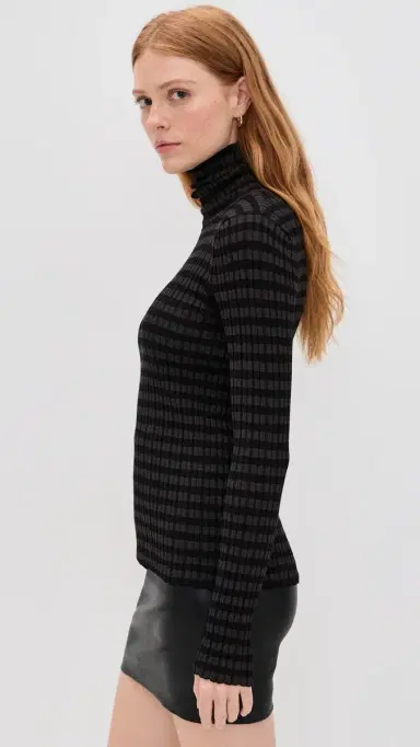 MM6 Maison Margiela Stripe Pullover Black/Brown | Thumbnail 4