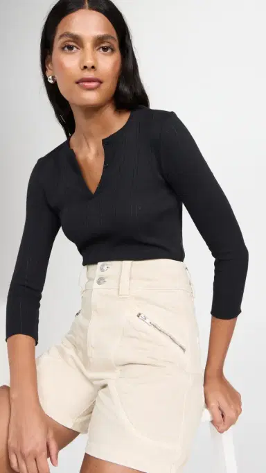 COUCOU The Baby Henley Black S | Thumbnail 2