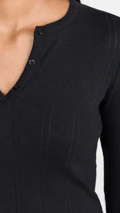 COUCOU The Baby Henley Black S | Thumbnail 6