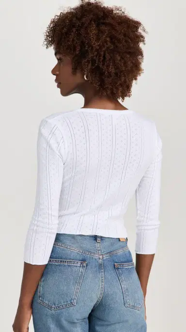 COUCOU The Baby Henley White S | Thumbnail 3