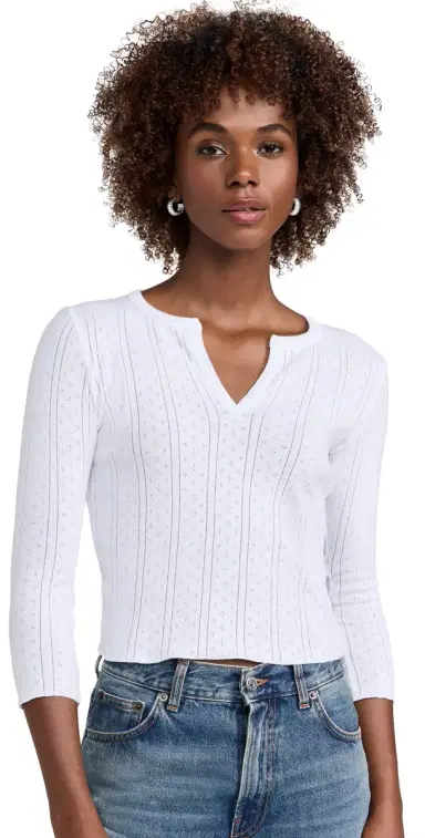 COUCOU The Baby Henley White S | Thumbnail 1