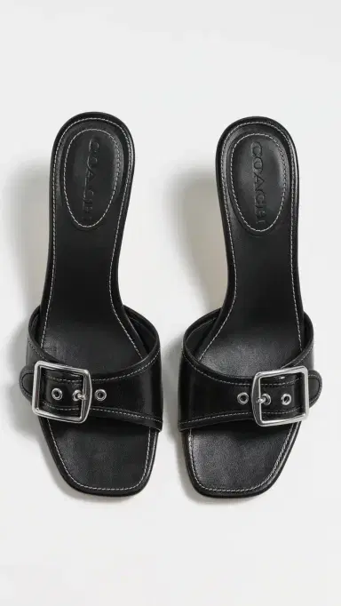 Coach Margot Sandals Black 9 | Thumbnail 5 Coach Margot Sandals Black 9 | Thumbnail 5