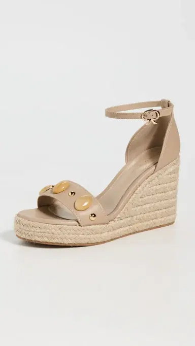 Gianvito Rossi Calf Wedges Sand | Thumbnail 2 Gianvito Rossi Calf Wedges Sand | Thumbnail 2