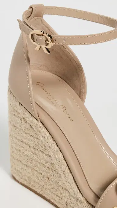 Gianvito Rossi Calf Wedges Sand | Thumbnail 6 Gianvito Rossi Calf Wedges Sand | Thumbnail 6