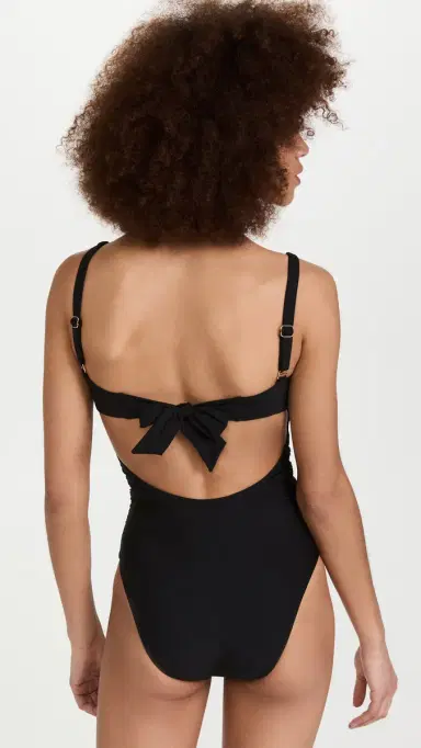 solido Underwire Ruched One Piece Midnight | Thumbnail 3