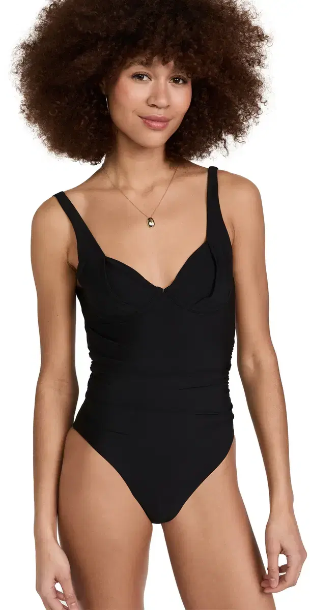 Underwire Ruched One Piece Midnight Underwire Ruched One Piece Midnight