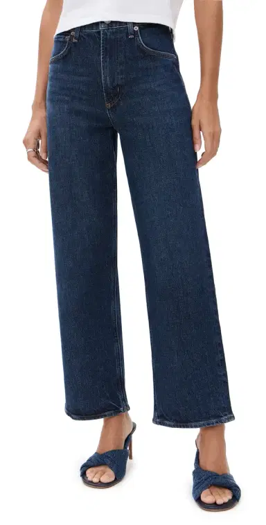 AGOLDE Ren: High Rise Wide Leg Jeans | Thumbnail 1 AGOLDE Ren: High Rise Wide Leg Jeans | Thumbnail 1