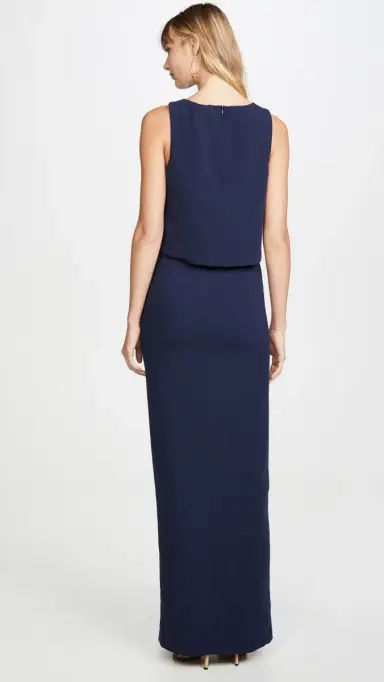 BLACK HALO Kacie 2 Piece Maxi Dress Pacific Blue 0 | Thumbnail 3 BLACK HALO Kacie 2 Piece Maxi Dress Pacific Blue 0 | Thumbnail 3