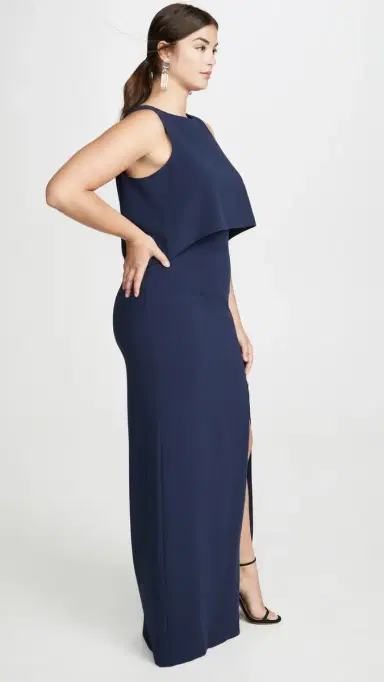BLACK HALO Kacie 2 Piece Maxi Dress Pacific Blue 0 | Thumbnail 5 BLACK HALO Kacie 2 Piece Maxi Dress Pacific Blue 0 | Thumbnail 5