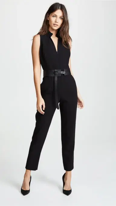 BLACK HALO Antoinette Jumpsuit Black 4 | Thumbnail 5