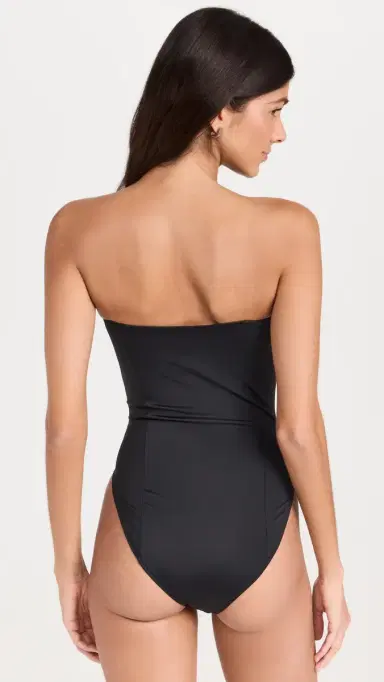 Norma Kamali Corset Mio One Piece Black | Thumbnail 3