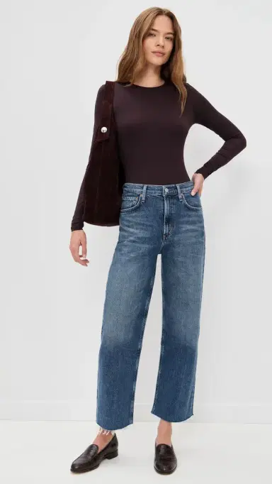 AGOLDE Ren High Rise Wide Leg Jeans Chord | Thumbnail 5 AGOLDE Ren High Rise Wide Leg Jeans Chord | Thumbnail 5