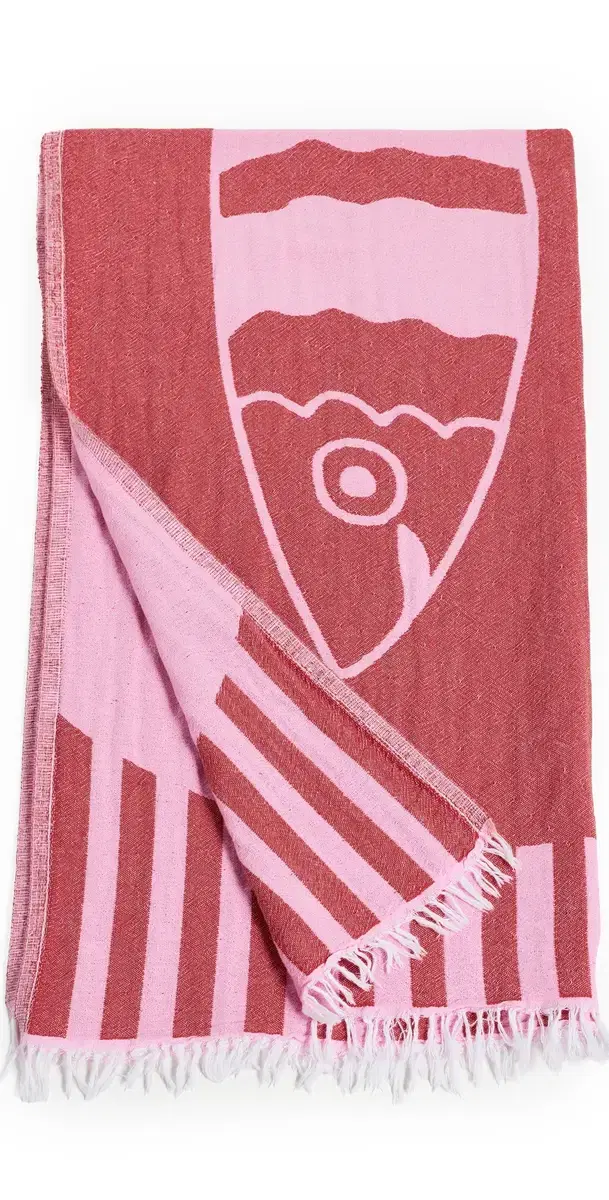 Hat Attack Novelty Turkish Towel Pink/Red One Size