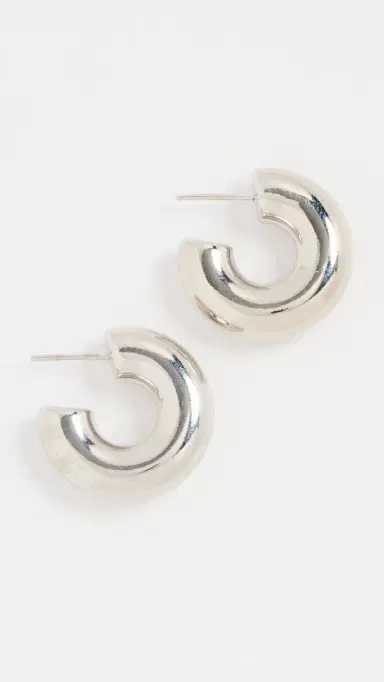 By Adina Eden Bubble Hoop Earrings | Thumbnail 2